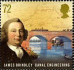 James Brindley stamp